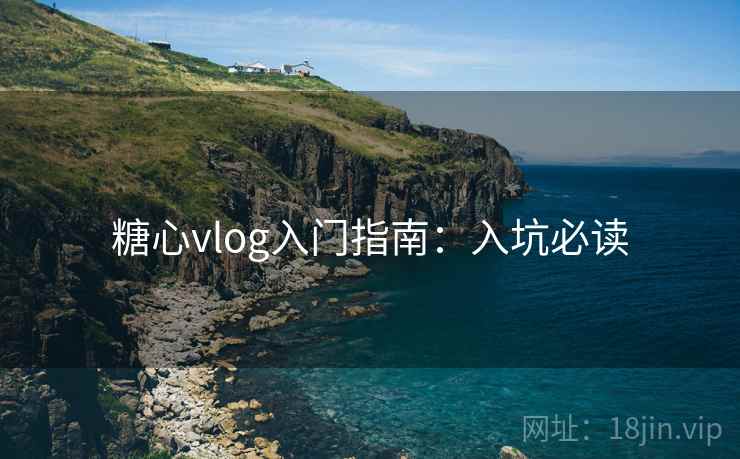 糖心vlog入门指南：入坑必读