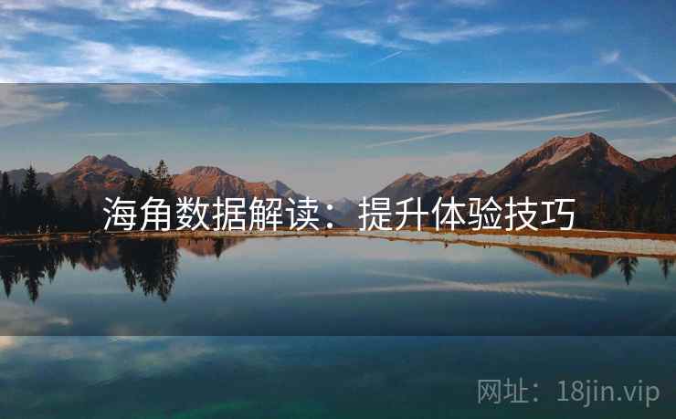 海角数据解读:提升体验技巧